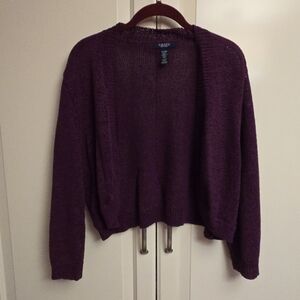 Chaps Purple Women's Shrug